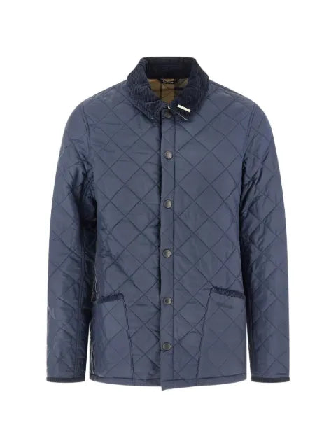 Barbour quilted corduroy-collar jacket