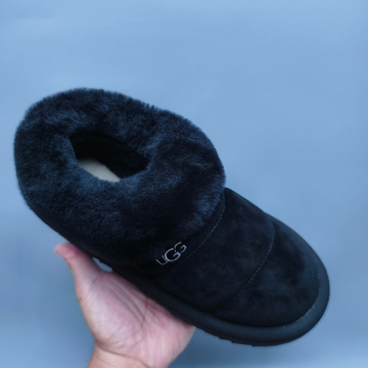 Black Platform Slip-On Casual Shoes — New Arrival | In Stock