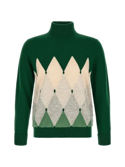 Ballantyne Classic Diamond intarsia sweater