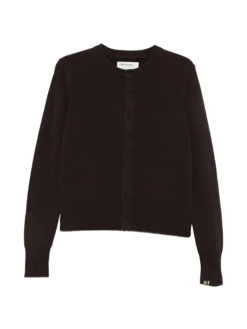 extreme cashmere Nº 435 Little Lamb button-front cardigan