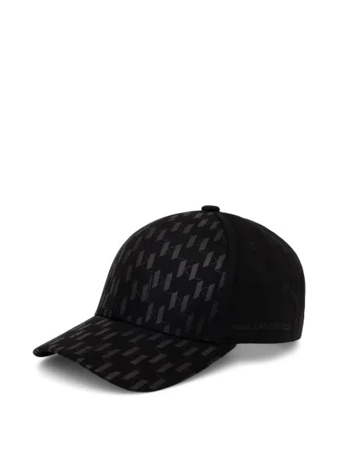 Karl Lagerfeld monogram baseball cap-print