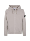 Stone Island 6100067 brushed organic cotton fleece hooded sweatshirt