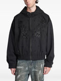 FOUND bead-embellished floral-embroidered jacket