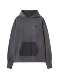 Maison Kitsuné faded-effect logo-print hoodie