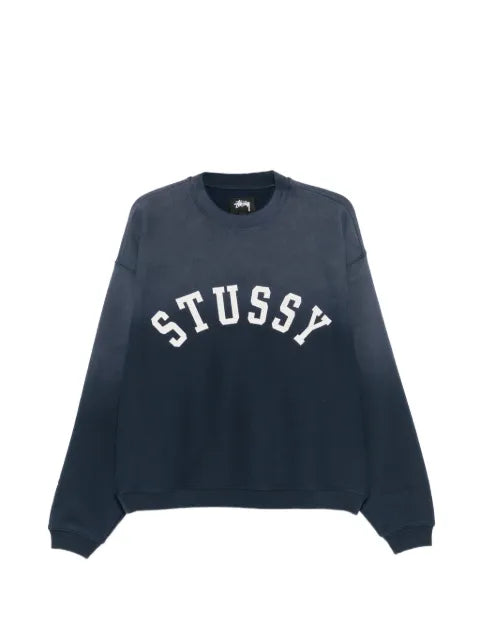 Stüssy logo-print cotton sweatshirt