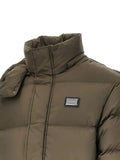 Emporio Armani logo-plaque padded jacket