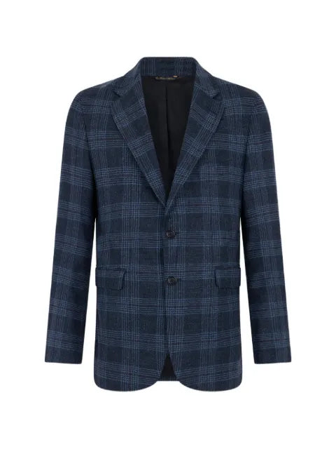 Brooks Brothers two-button glen plaid blazer