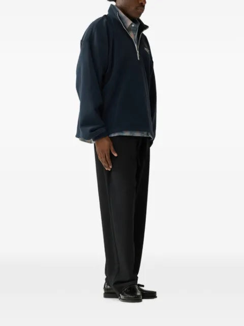 NEW AMSTERDAM half-zip oversized sweatshirt