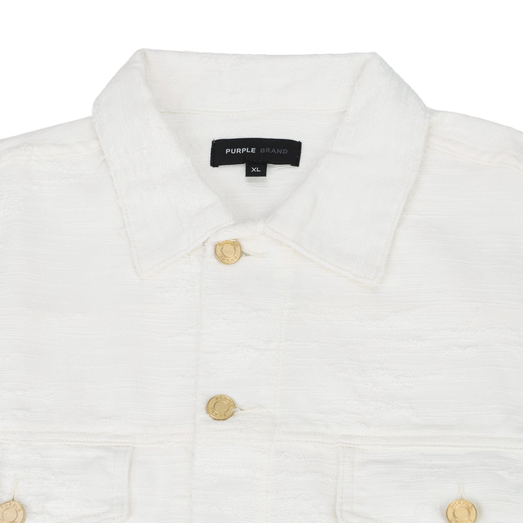 White Jacquard Jacket