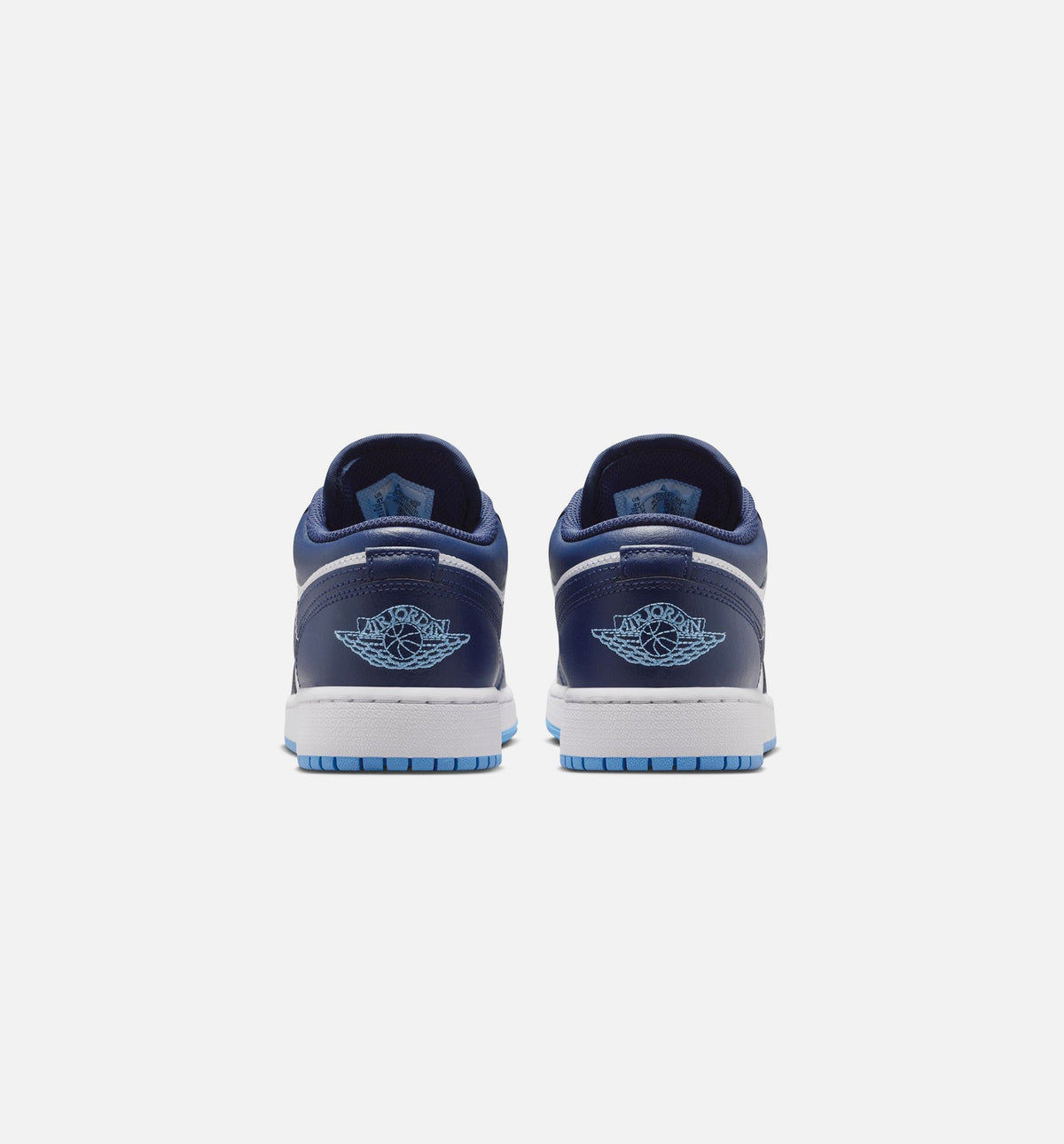 Air Jordan 1 Low Grade School Shoes - Navy/Blue/White