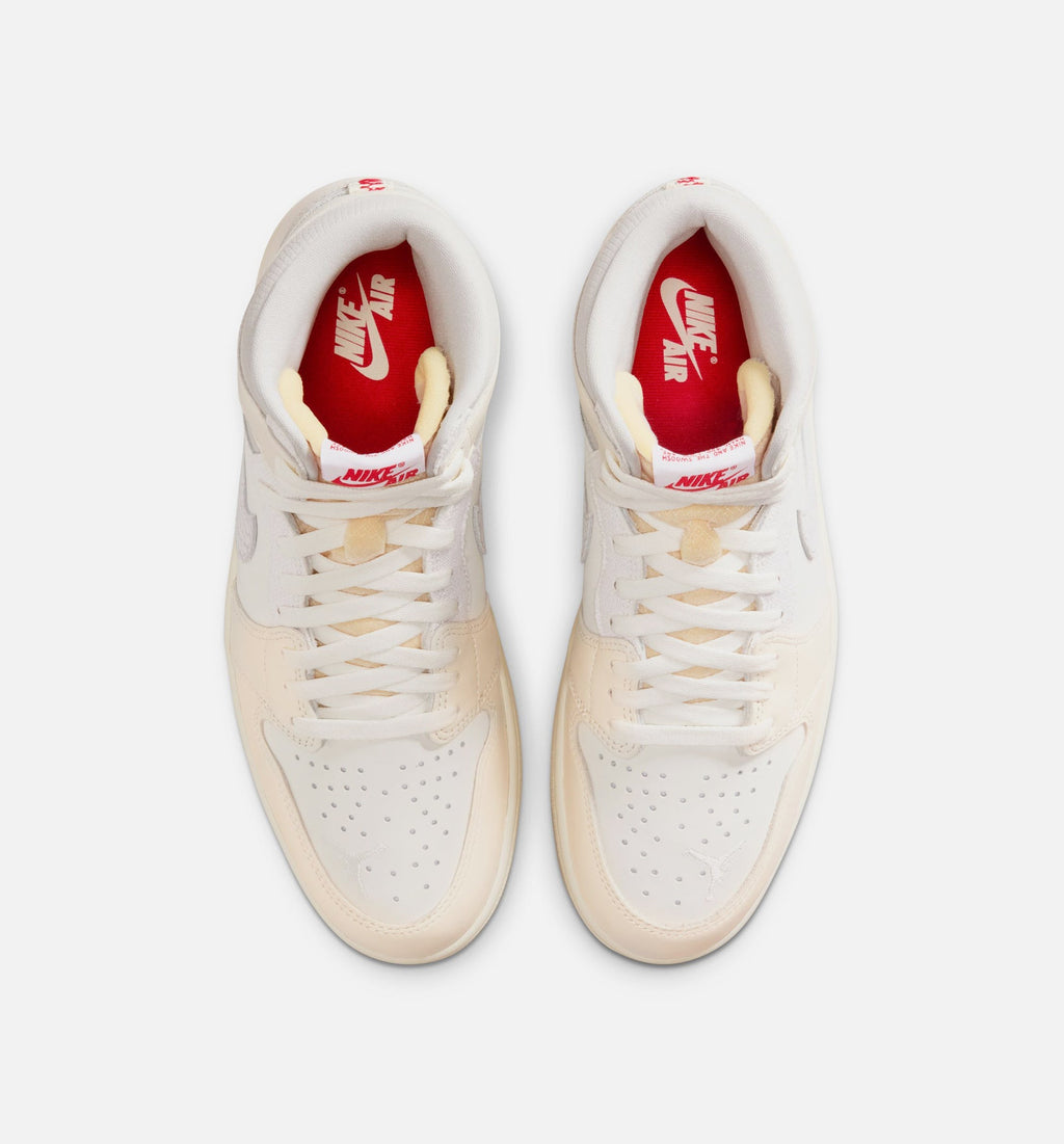Air Jordan 1 Retro High OG Sail Men's Sneakers - University Red/Pale Ivory/Coconut Milk/Phantom
