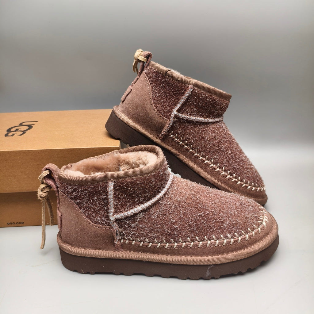Brown Suede Back Strap Ankle Boots — New Arrival | In Stock