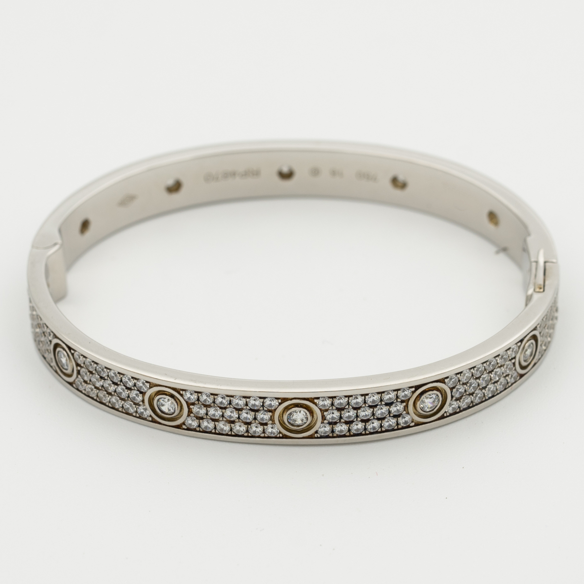 CARTIER LOVE BRACELET 6.1MM FULL DIAMOND