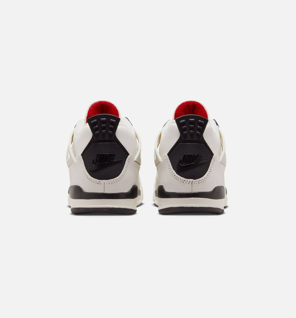 Air Jordan 4 Retro "Flight Club" Little Kids' Shoe – Sail/Black/University Red