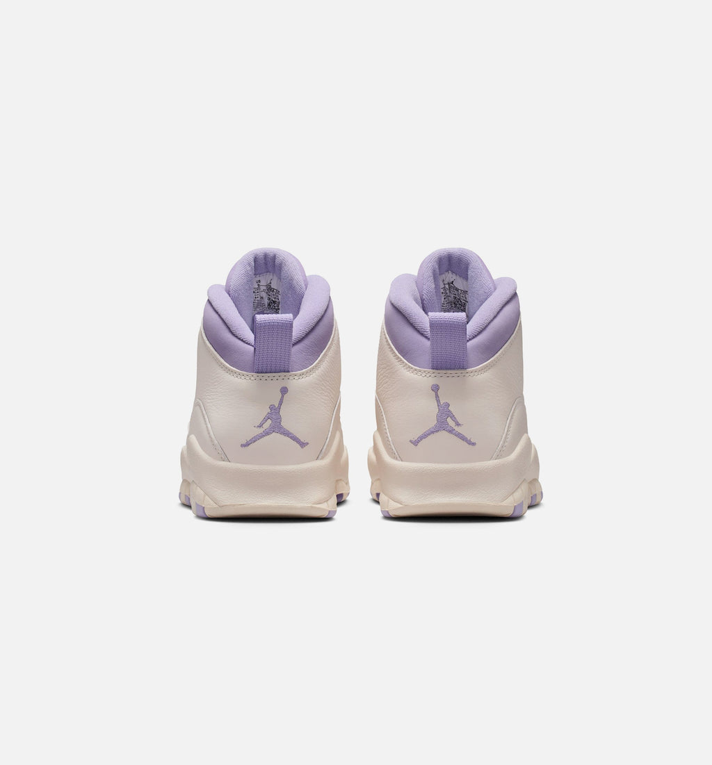 Air Jordan 10 Retro Hydrangeas – Women's Lifestyle Shoe | Chalk/Hydrangeas/Wild Grape
