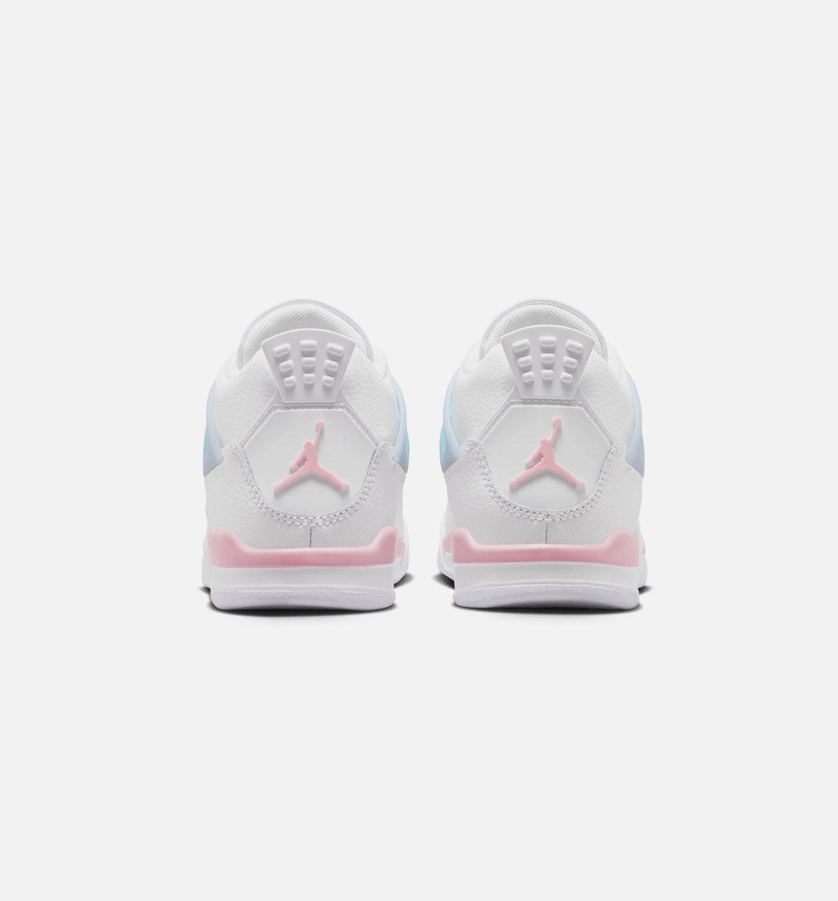 Air Jordan 4 Retro 'Medium Soft Pink' Preschool - White/Medium Soft Pink/Half Blue
