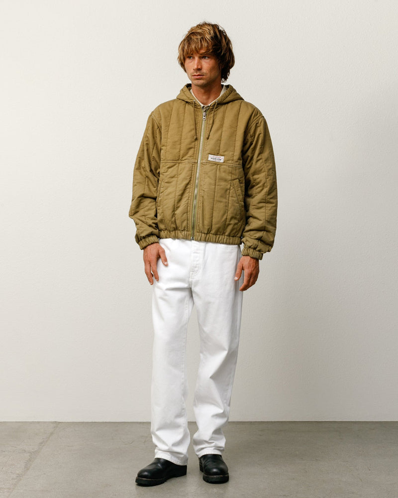 QUILTED CANVAS WORK JACKET