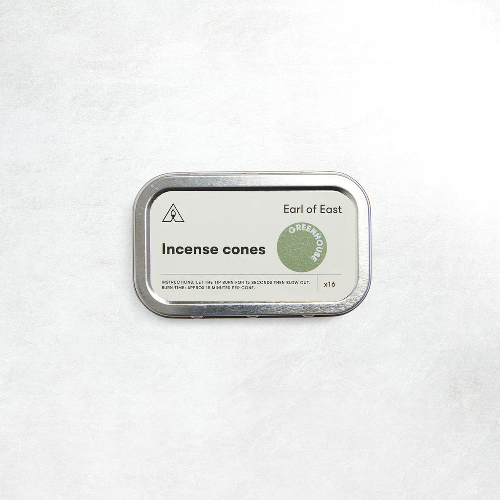 Earl of East Incense Cones: Greenhouse