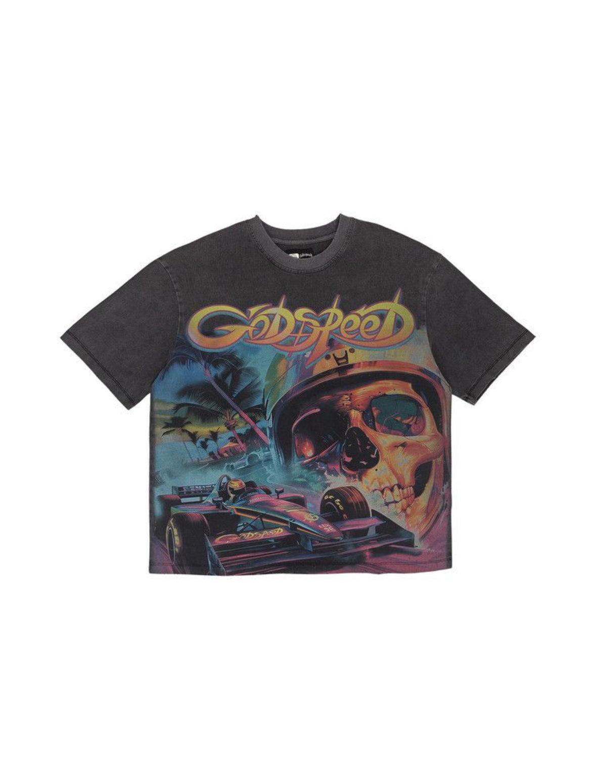 Godspeed F1 Dreams T-Shirt Grey Wash