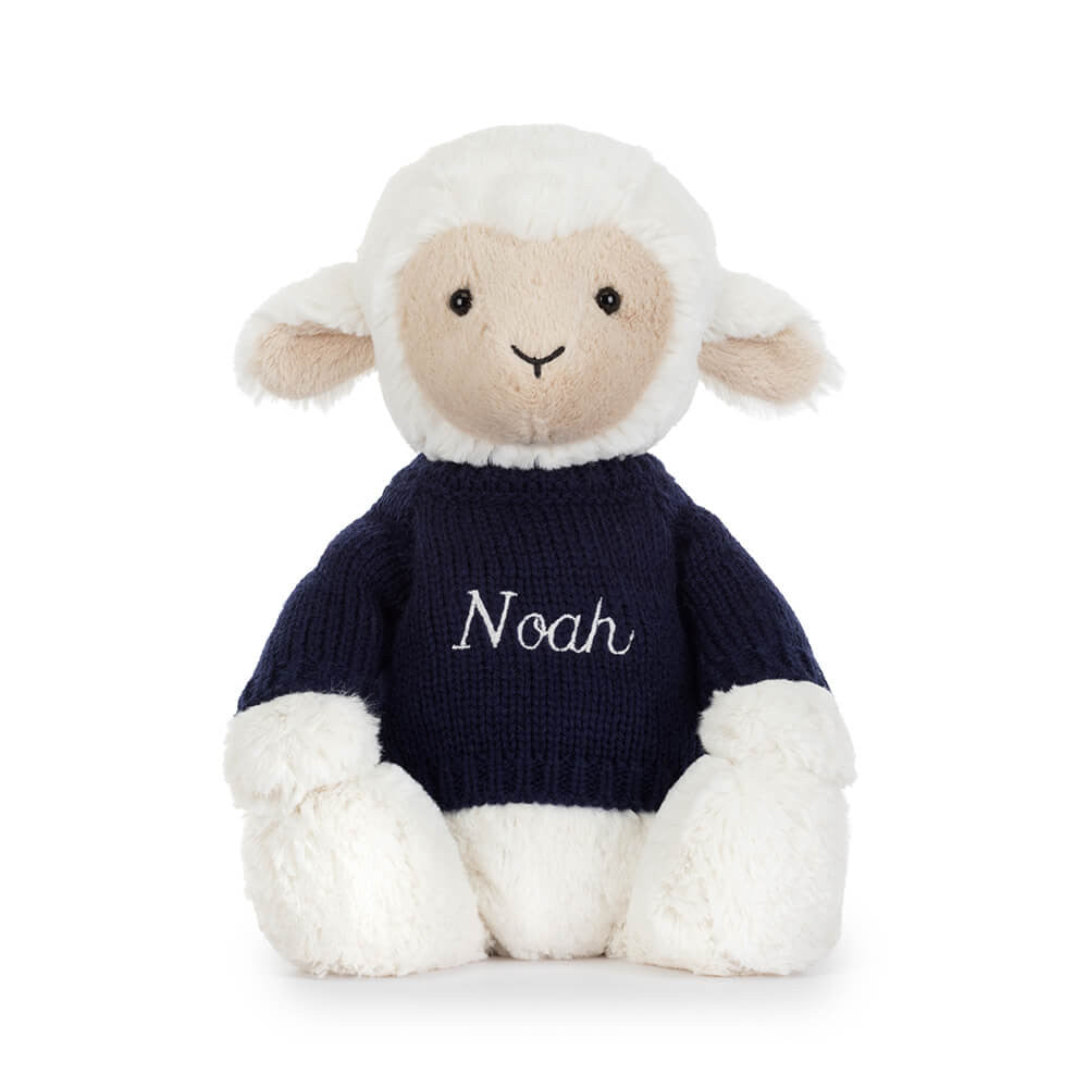 Skipson Lamb with Personalized Navy Jumper