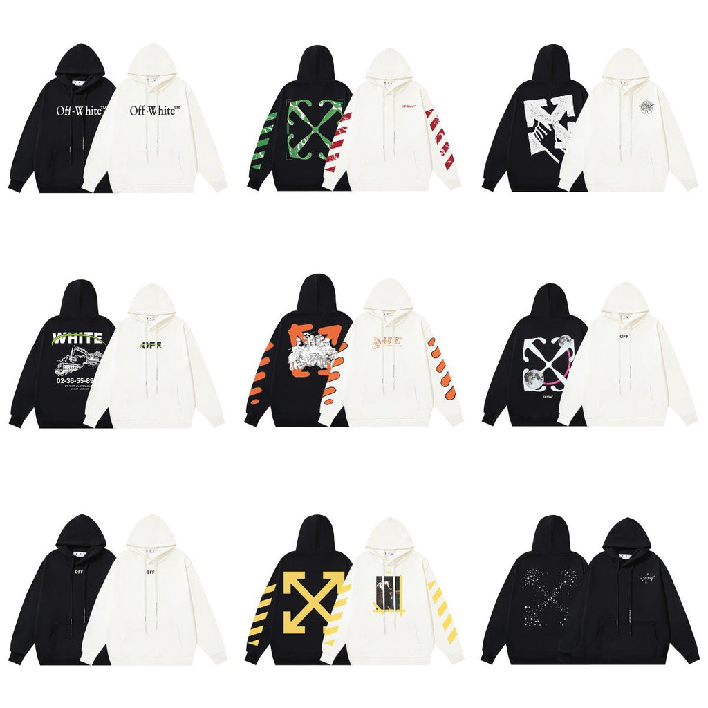 OFF-WHITE Caravaggio Angel Hoodie Heavyweight Streetwear Unisex