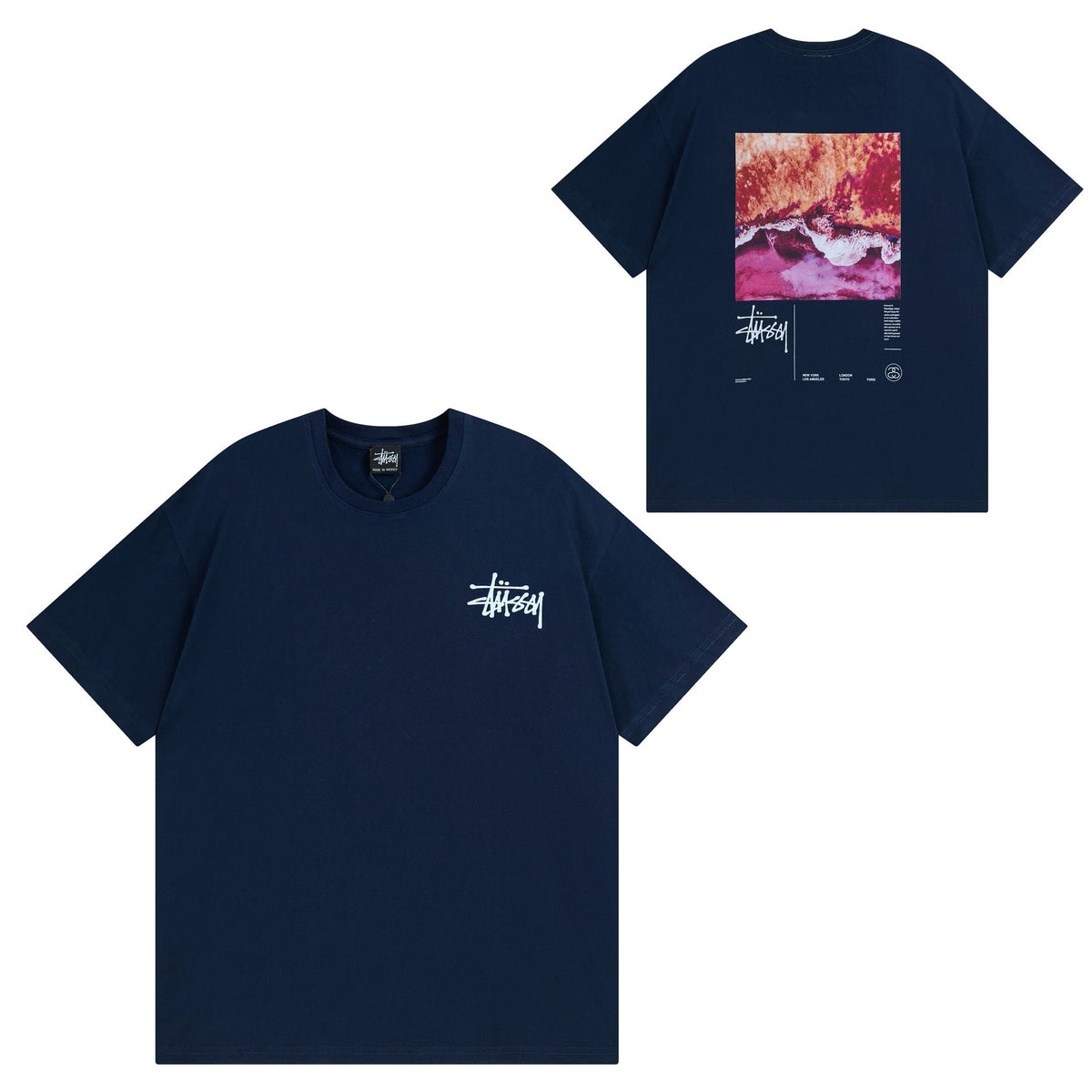 Stussy T Shirts Casual Versatile Loose T Shirts Couple