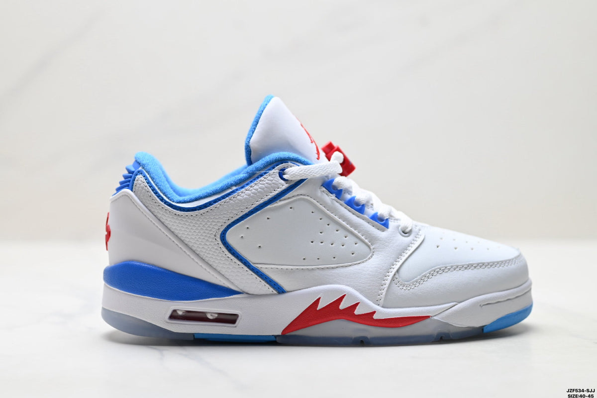 Air Jordan 5 Low White University Blue Sneakers