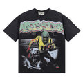 MAJESTIK Bulldog Football Rhinestone Cropped T-Shirt