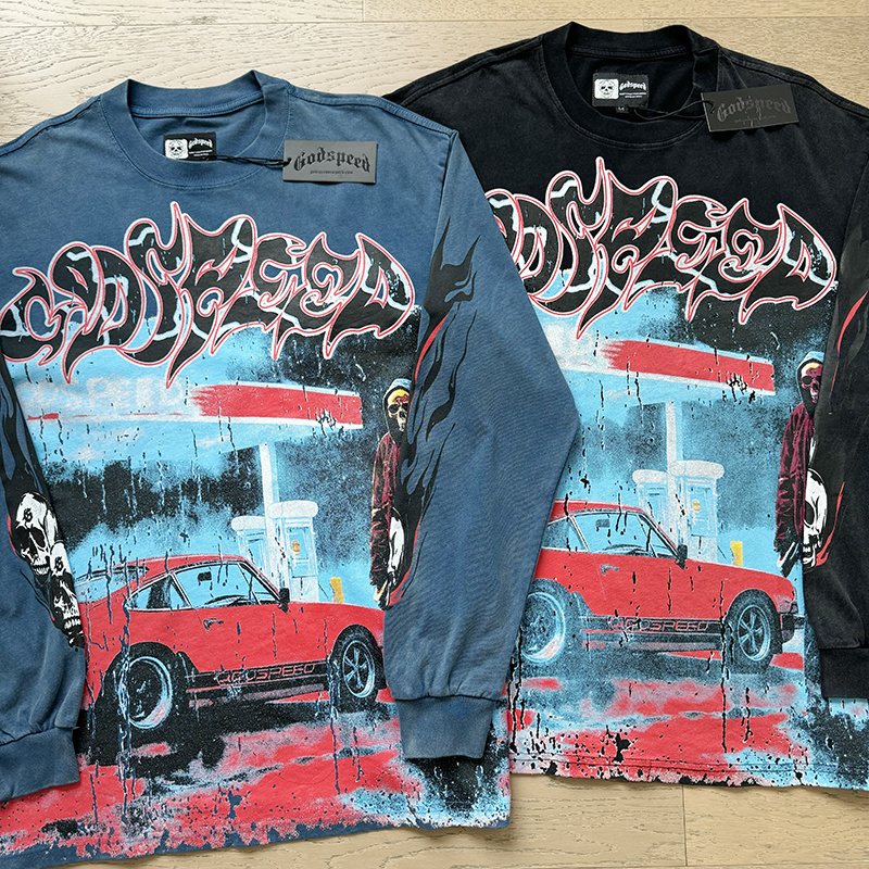 Godspeed Out of Many One Washed Long-Sleeve T-Shirt