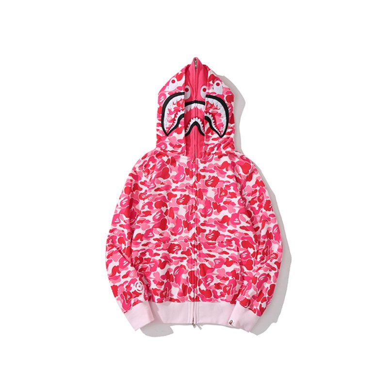 BAPE WGM Shark Camo Full-Zip Hoodie