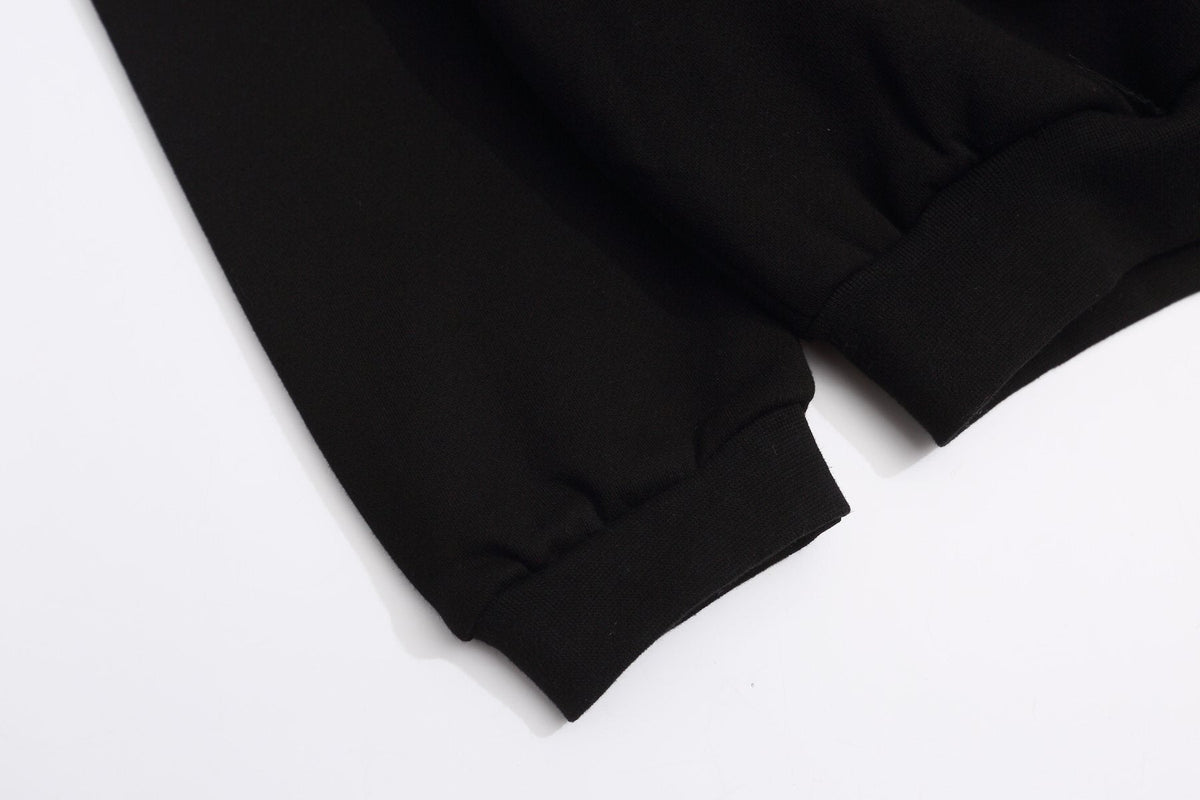 Fear of God Essentials Arched Graphic Hoodie in Black