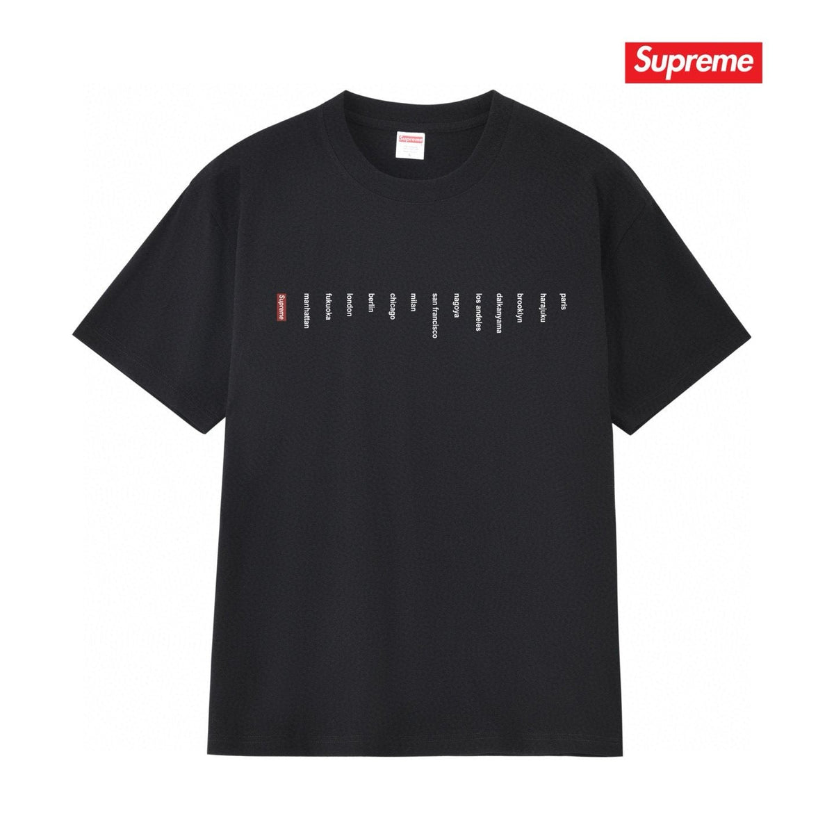 Supreme Location Graphic Short-Sleeve T-Shirt