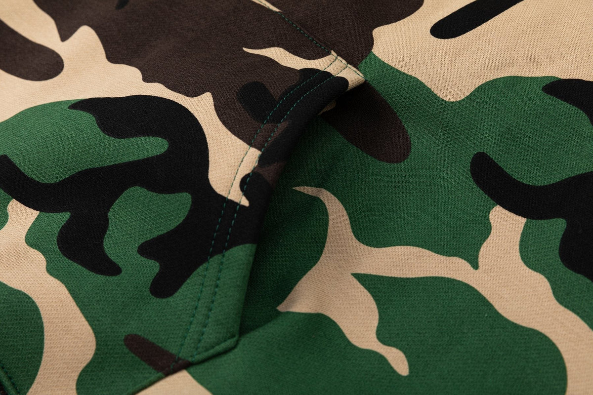 Supreme Green Camo Zip Hoodie