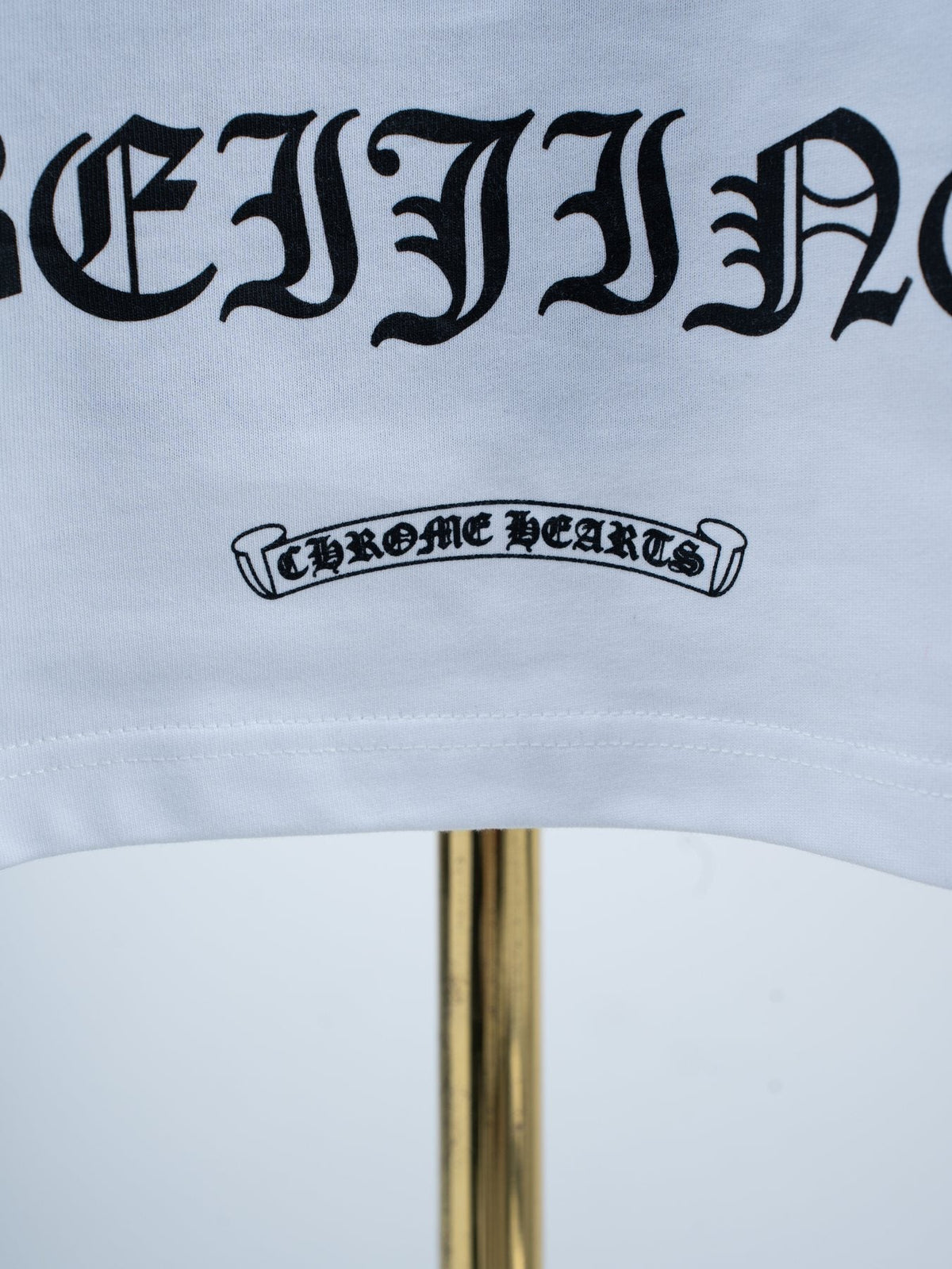 Chrome Hearts Horseshoe Script Graphic T-Shirt