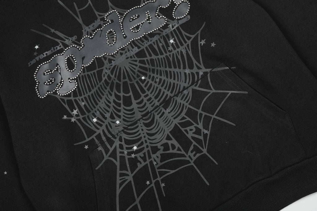 Sp5der Web Star Graphic Hoodie & Sweatpants Set