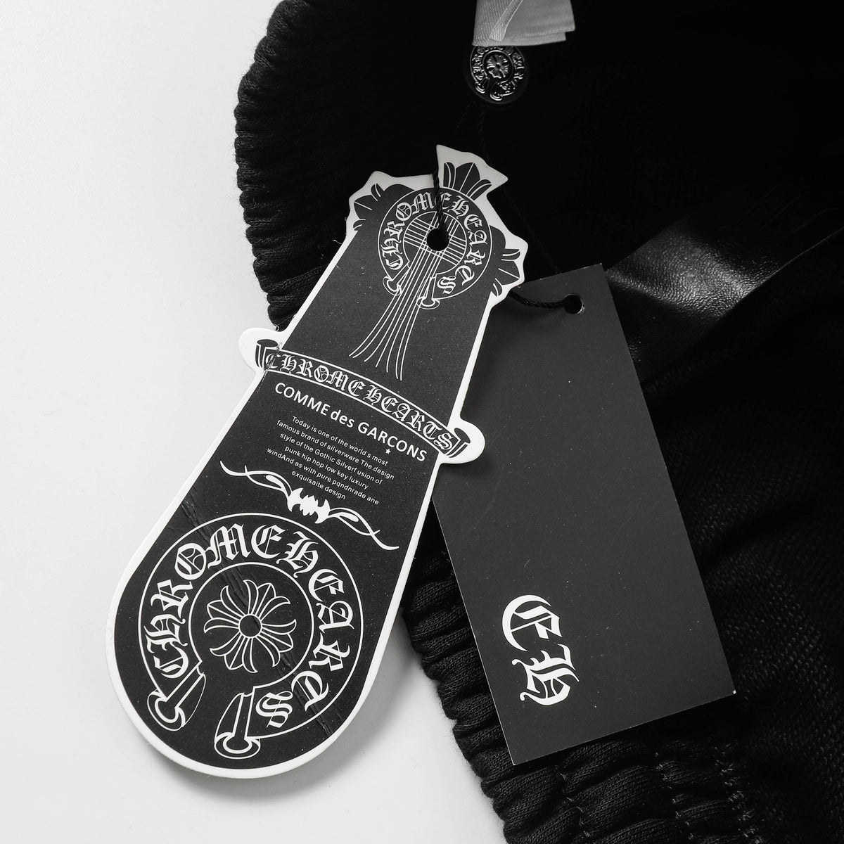 Chrome Hearts Cemetery Leather Cross Patch Paper Jam Shorts