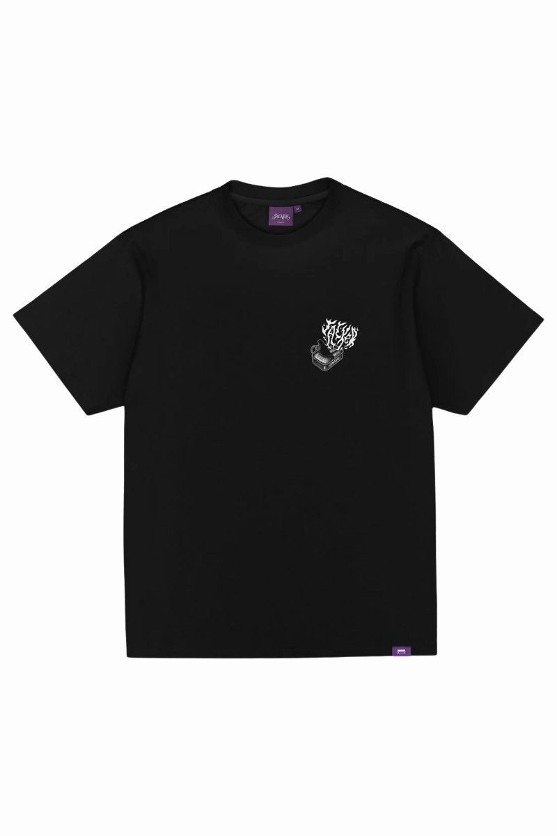 JACKER BLACK SARDINE T-SHIRT Black
