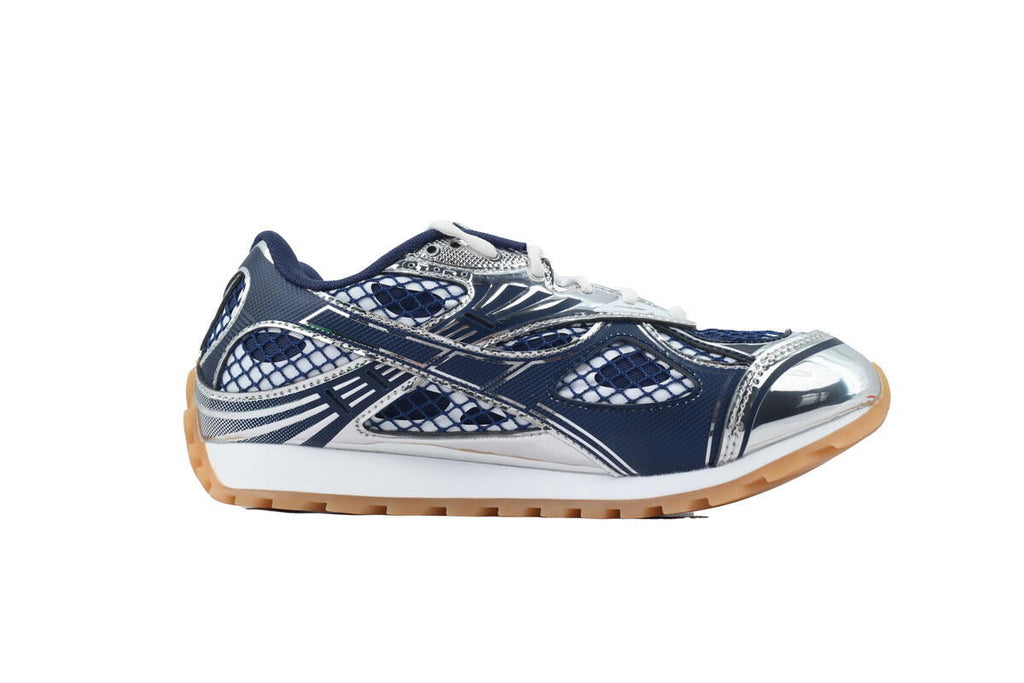 Bottega Veneta Orbit Sneaker Deep Blue Silver
