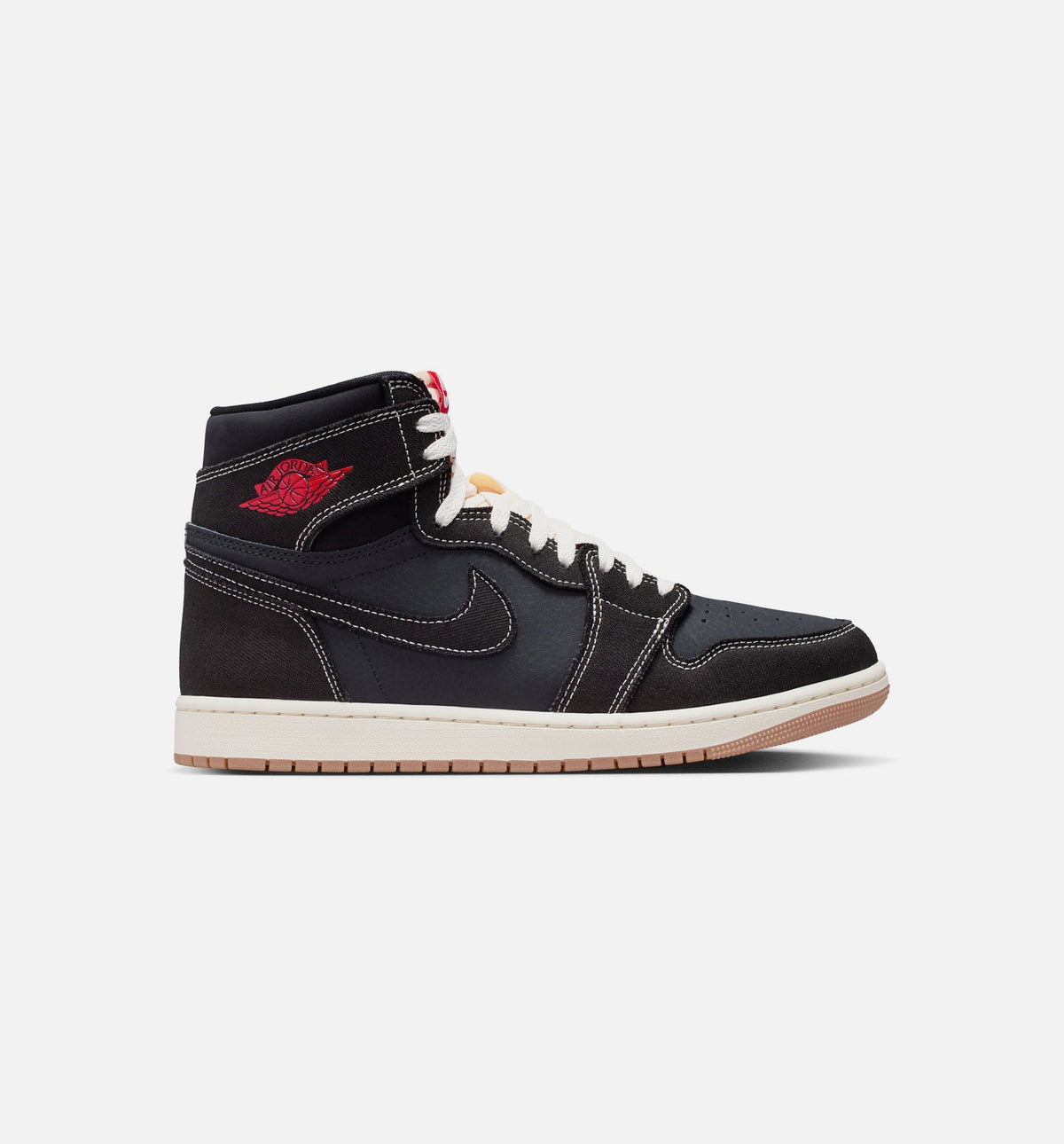 Air Jordan 1 Retro High OG Flight Club – Men's Lifestyle Shoe | Black/University Red/Sail/Gum Medium Brown