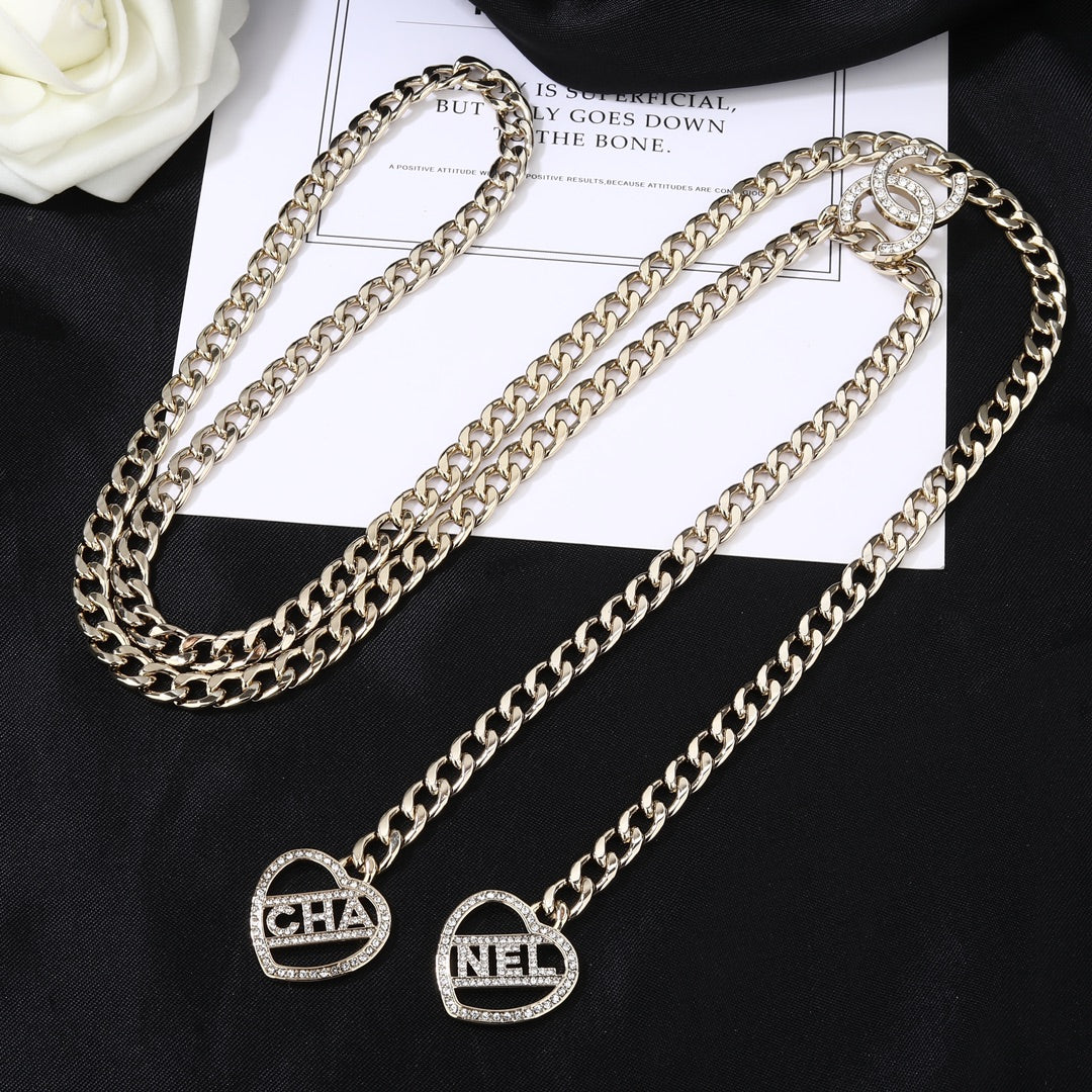 CHANEL 25S CHAIN BELT METALLIC 614471