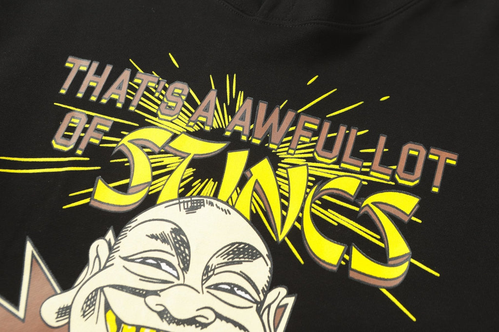THAT'S A AWFUL LOT OF COUGH SYRUP Stings Character Graphic Hoodie