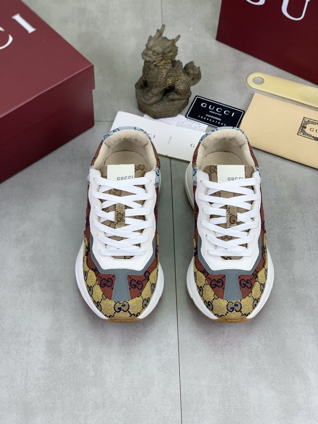 Gucci Patterned Chunky Sneakers