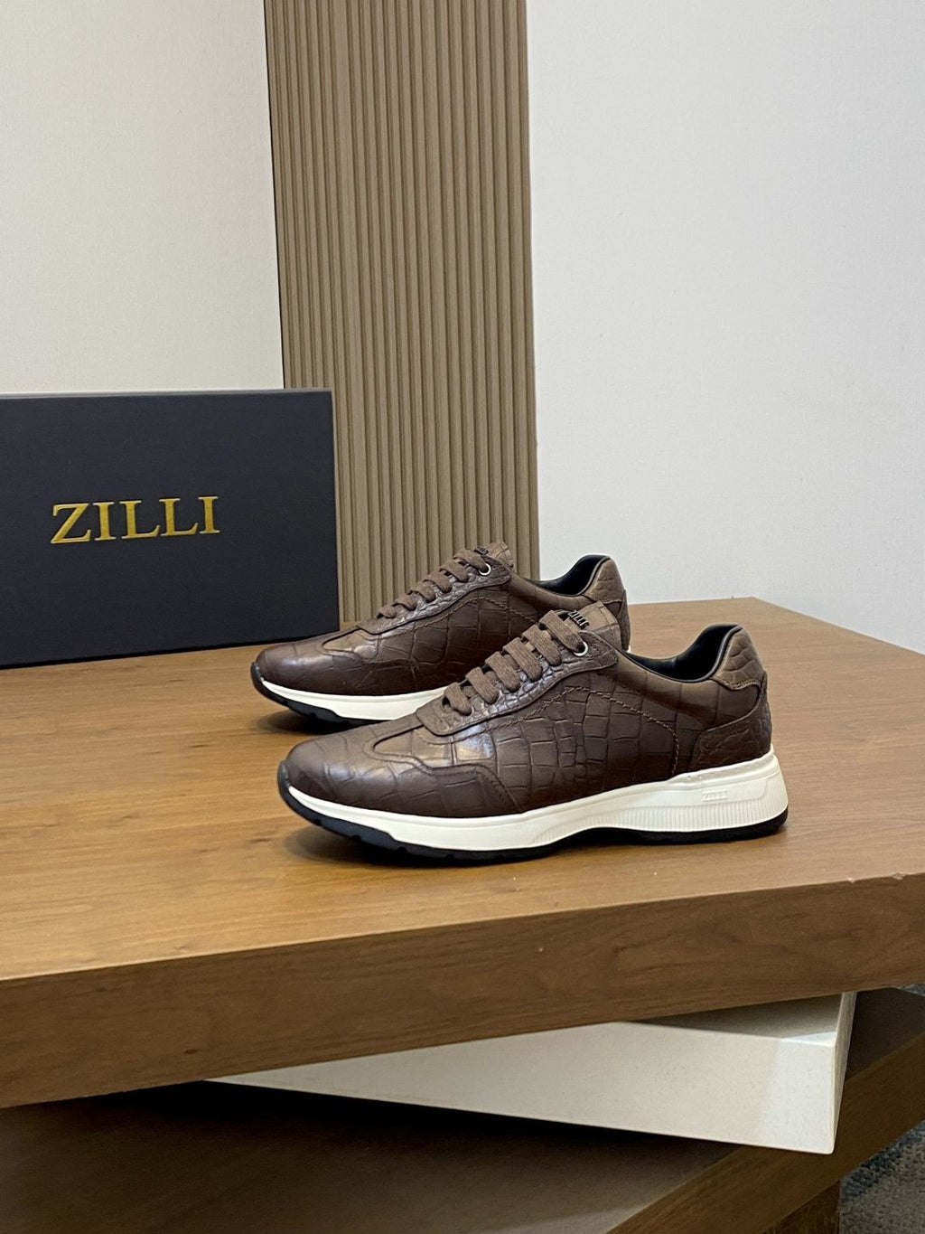 ZILLI Textured Low-Top Sneakers