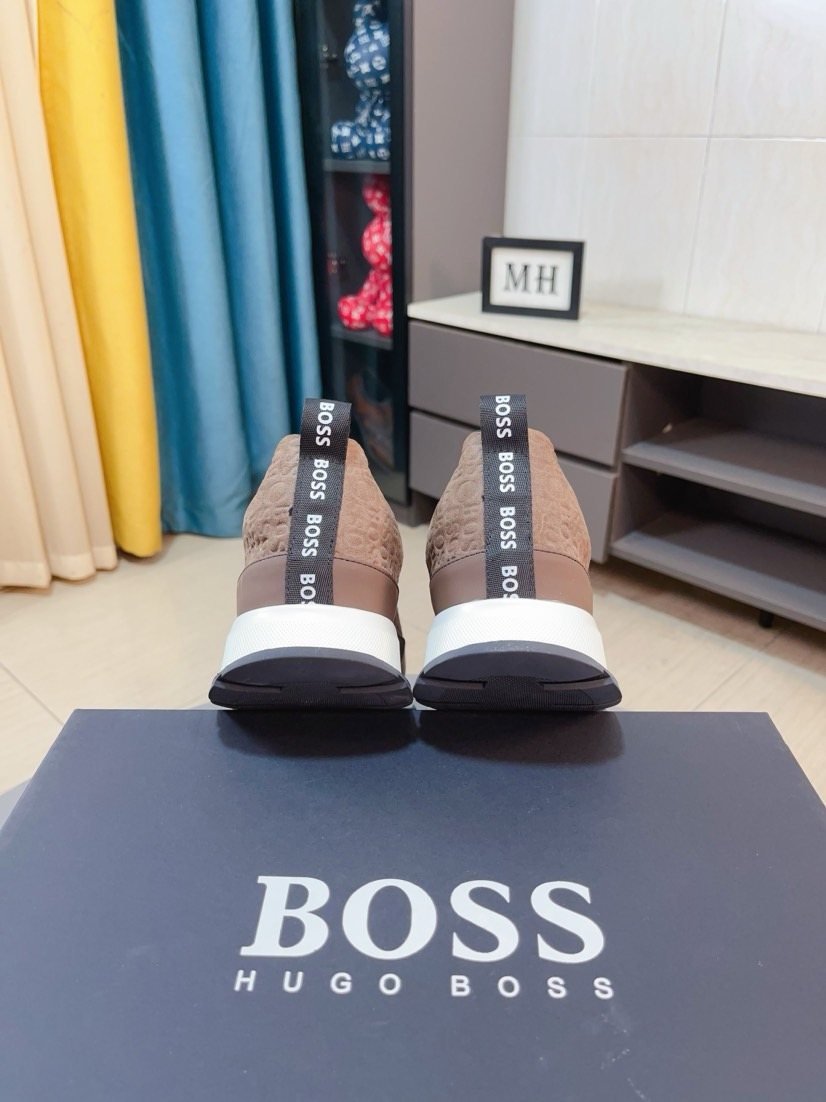 Hugo Boss Men's Textured Low-Top Sneakers