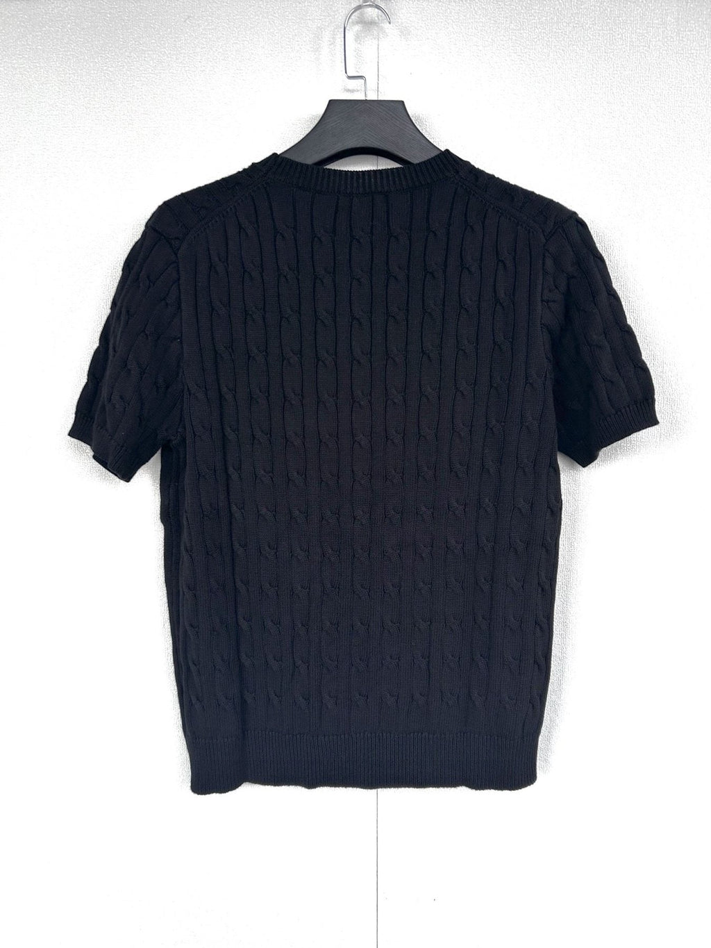 Ralph Lauren Short-Sleeve Cable-Knit Sweater