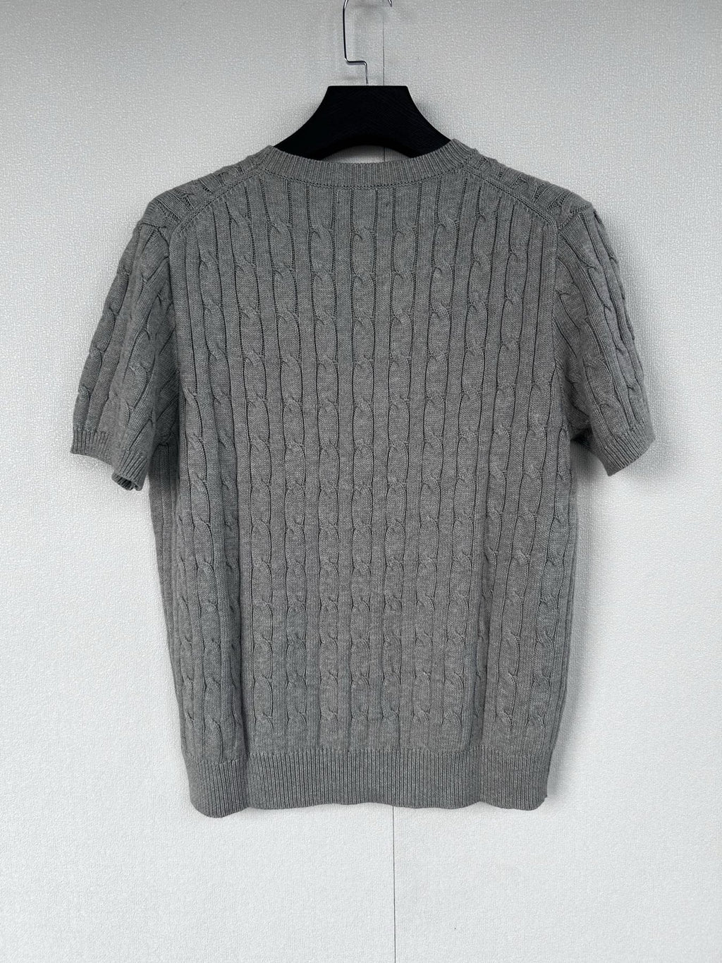 Ralph Lauren Short-Sleeve Cable-Knit Sweater