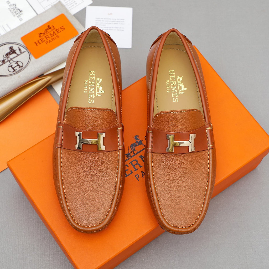 Hermès H-Hardware Slip-On Loafers