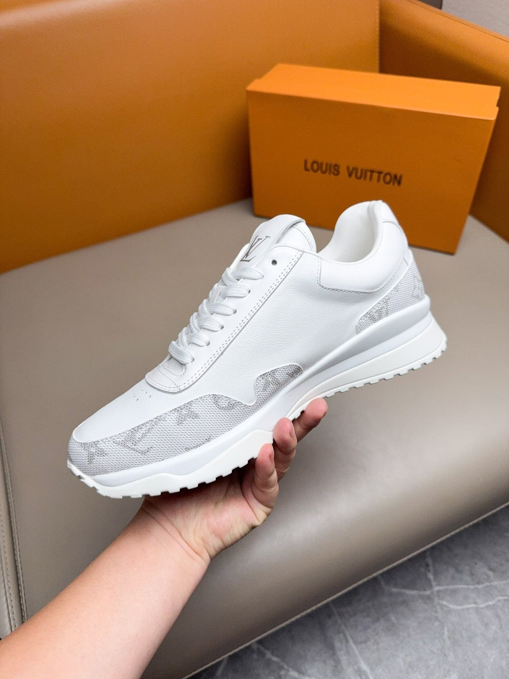 Louis Vuitton Paneled Low-Top Sneakers - Padded Collar