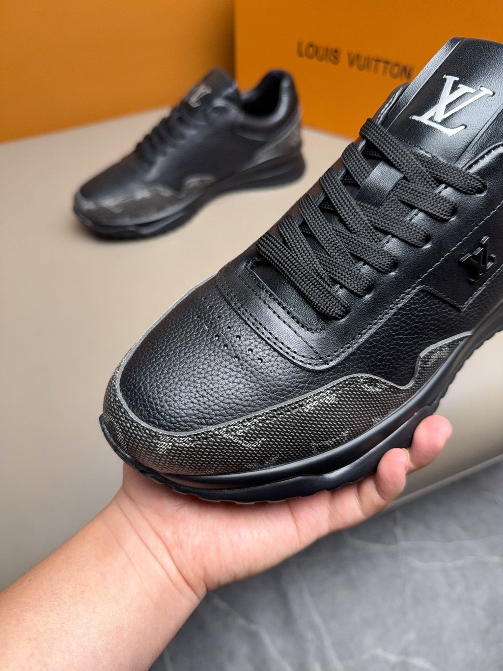 Louis Vuitton Paneled Low-Top Sneakers - Padded Collar