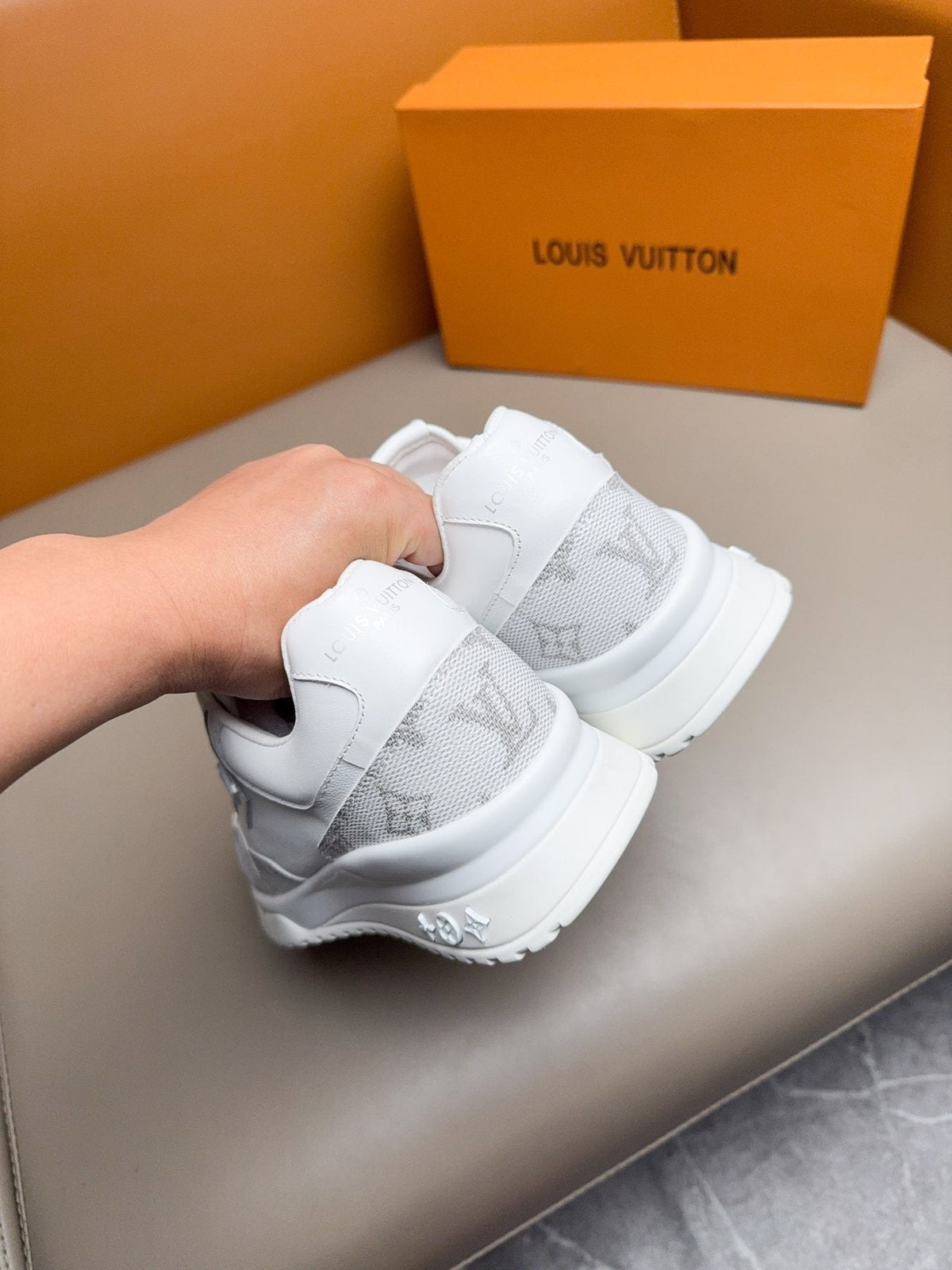 Louis Vuitton Paneled Low-Top Sneakers - Padded Collar